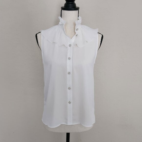 Zara Ruffled Top XS - Picture 2 of 5